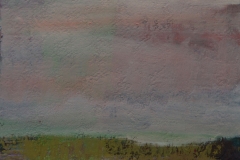 Nordische Landschaft (2), Mischtechnik auf Filzpappe, 23x23cm, 2015